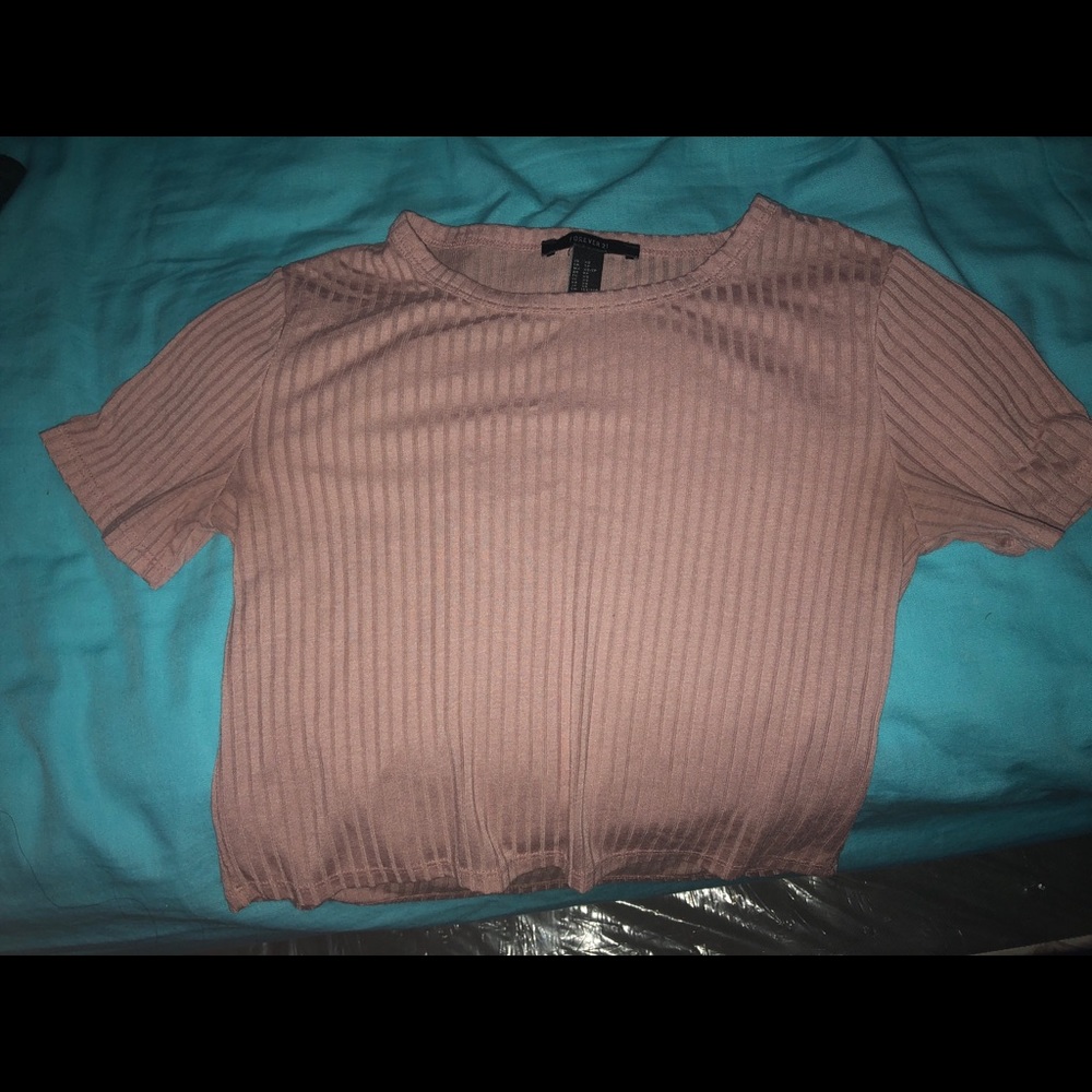 Forever 21 light pink Crop Top